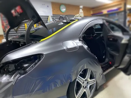 벤츠cls63amg 사고수리 후 랩핑 시공 해보자.장안동랩핑전문점.튜닝커스텀 / 동대문,광진구,중랑구