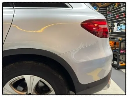 벤츠 glc 220d 뒤 휀다. 범퍼 부분 도색으로 흠집 없애 보자!! / 동대문구 장안동
