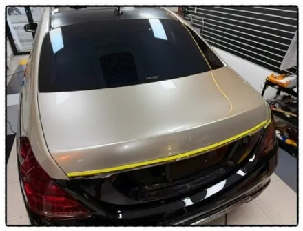 벤츠 s600 마이바흐 랩핑 제거 및 투톤 랩핑 해보자~^^ / 동대문구 장안동