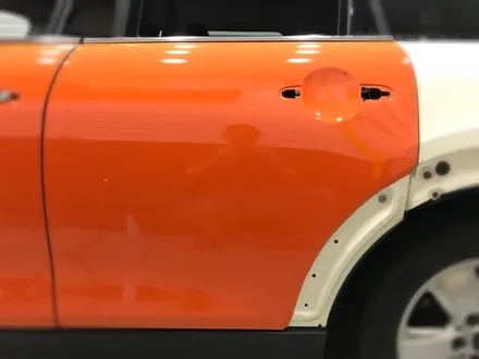 Bmw 미니쿠페 오렌지 전체랩핑 해보자 #장안동카스킨전문점 #튜닝커스텀 / 동대문구 장안동