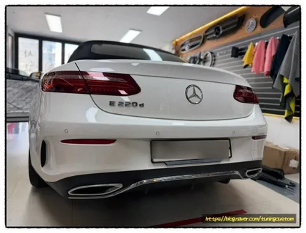 벤츠 e220d 카브리올레 배선 점검 및 정리해 보자!! / 동대문구 장안동