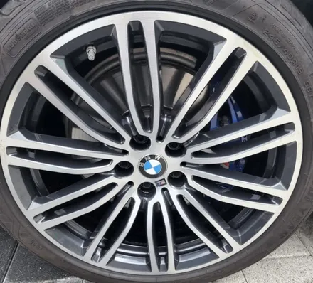 bmw 530i 휠수리.복원.도색 해보자.장안동휠수도색전문점.튜닝커스텀 / 동대문,광진구,중랑구
