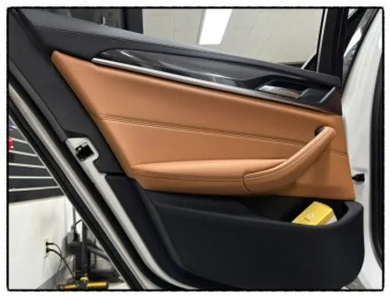 bmw 520i 실내 카본 랩핑. 카본 스포일러. 범퍼 디퓨저 작업으로 변신해 보자!!! / 동대문구 장안동