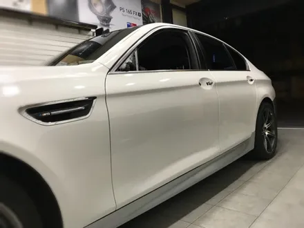 bmw520d 화이트펄전체랩핑 완료 #장안동랩핑 #튜닝커스텀 / 동대문구 장안동