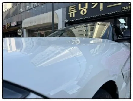 bmw z4 전체 랩핑 제거 및 사고 수리 도색으로 세차로 만들어 보자. / 동대문구 장안동