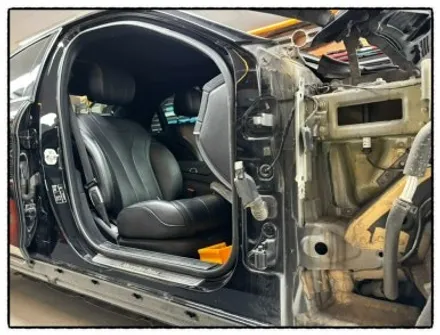 벤츠 s450 전면. 조수석 사고로 인해 범퍼. 헤드라이트. 휀다. 사이드스컷 교환 도색으로 깔끔하게 만들어 보자^^ / 동대문구 장안동