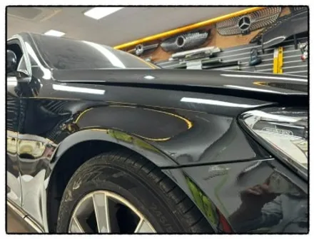 벤츠 s350 차량을 벤츠 s450 amg 앞 범퍼. 헤드라이트. 뒤 범퍼. 테일램프 교환과 본넷 도색. 휀다도색 으로 후기형 amg 차량으로 변신해 보자!! / 동대문구 장안동