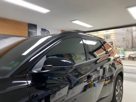 투산 하이브리드 도어크롬몰딩 랩핑 하다.왕십리랩핑전문점.튜닝커스텀 / 동대문구 장안동