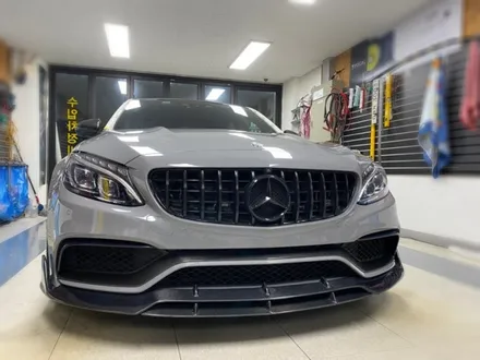 벤츠 c63s amg 전체랩핑.카본스포일러랩핑.ppf 시공.장안동랩핑전문점.튜닝커스텀 / 동대문구 장안동