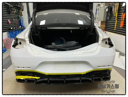 벤츠 cls 400d 전체 랩핑 제거 후 전체 랩핑 후 세차 만들어 보자^^ / 동대문,광진구,중랑구