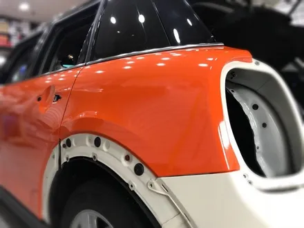 Bmw 미니쿠페 오렌지 전체랩핑 해보자 #장안동카스킨전문점 #튜닝커스텀 / 동대문구 장안동