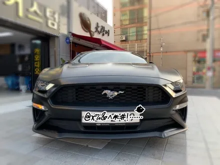 머스탱 사틴블랙 전체랩핑 시공 해보자.동대문랩핑전문점.튜닝커스텀 / 동대문구 장안동