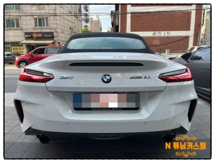 bmw z4 전체 랩핑 제거 및 사고 수리 도색으로 세차로 만들어 보자. / 동대문구 장안동