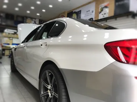 bmw520d 화이트펄전체랩핑 완료 #장안동랩핑 #튜닝커스텀 / 동대문구 장안동