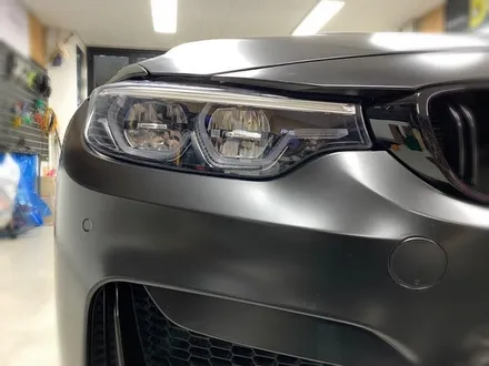 Bmw m4 사틴블랙 전체랩핑 시공(에이버리슈프림).장안동랩핑전문점.튜닝커스텀 / 동대문구 장안동