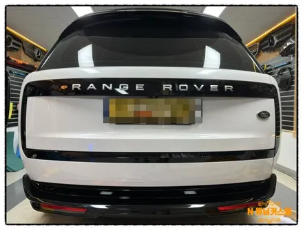 랜드로버 보그 크롬 랩핑. 블랙 레터링 교환하면 어떤 변화가 생길까??? / 동대문,광진구,중랑구