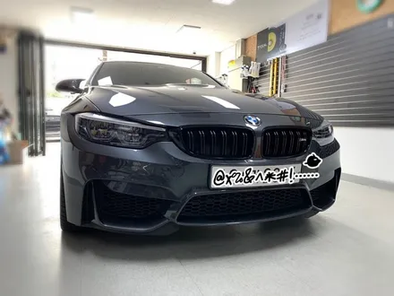 Bmw m4 사틴블랙 전체랩핑 시공(에이버리슈프림).장안동랩핑전문점.튜닝커스텀 / 동대문구 장안동
