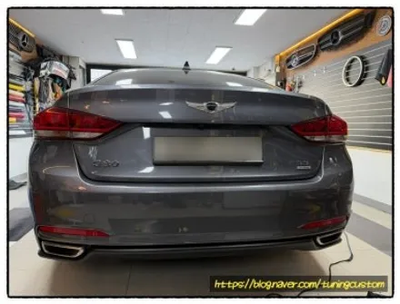 제네시스 g330 차량 신형 엠블럼과 g80 레터링 교환으로 업그레이드해 보자!! / 동대문구 장안동