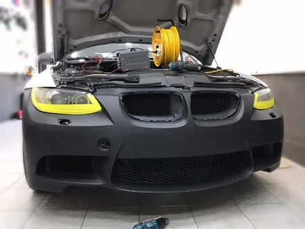 bmw 328i 컨버터블 에이버리 화이트 전체랩핑 시공 해보자 .군자동랩핑 .튜닝커스텀 / 동대문구 장안동