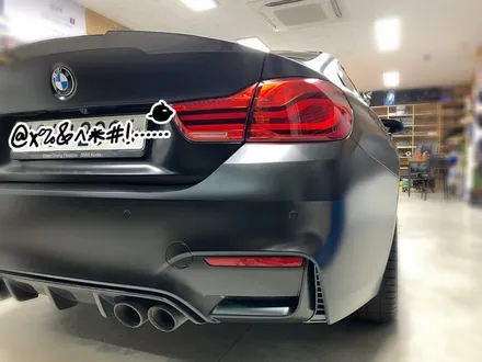 Bmw m4 사틴블랙 전체랩핑 시공(에이버리슈프림).장안동랩핑전문점.튜닝커스텀 / 동대문구 장안동
