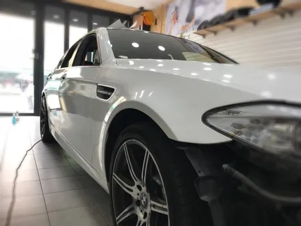 bmw520d 화이트펄전체랩핑 완료 #장안동랩핑 #튜닝커스텀 / 동대문구 장안동