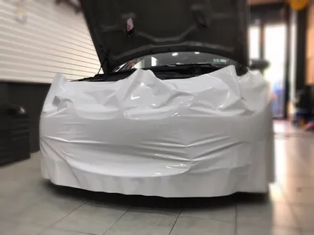 bmw 328i 컨버터블 에이버리 화이트 전체랩핑 시공 해보자 .군자동랩핑 .튜닝커스텀 / 동대문구 장안동