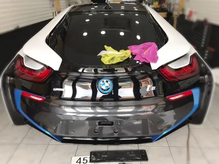 bmw i8 화이트 전체랩핑 시공 하다.장안동랩핑전문점.튜닝커스텀 / 동대문구 장안동
