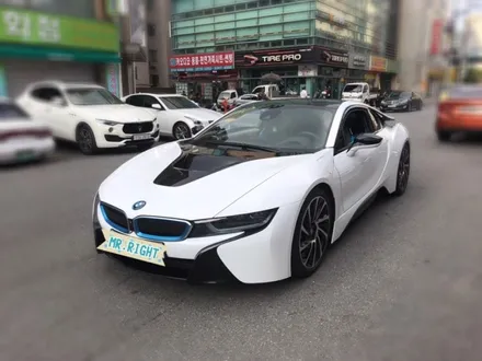bmw i8 화이트 전체랩핑 시공 하다.장안동랩핑전문점.튜닝커스텀 / 동대문구 장안동