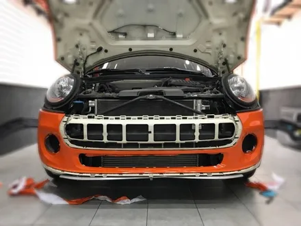 Bmw 미니쿠페 오렌지 전체랩핑 해보자 #장안동카스킨전문점 #튜닝커스텀 / 동대문구 장안동