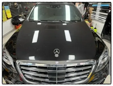 벤츠 s450 전면. 조수석 사고로 인해 범퍼. 헤드라이트. 휀다. 사이드스컷 교환 도색으로 깔끔하게 만들어 보자^^ / 동대문구 장안동