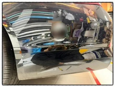 제네시스 g80 차량에 있는 모든 크롬 랩핑과 블랙 엠블럼. 레터링 교환으로 멋지게 만들어 보자^^ / 동대문구 장안동