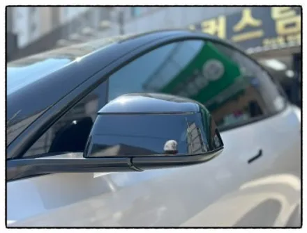 테슬라 모델 y 주니퍼 순정 색상이 마음에 안 들어 투톤 전체 랩핑으로 다시 탄생해 보자~^^ / 동대문구 장안동