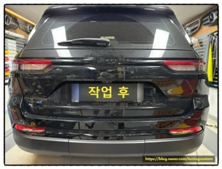 지프 그랜드 체로키 크롬 랩핑 및 엠블럼. 레터링 랩핑으로 나만의 스타일러 만들어 보자^^ / 동대문구 장안동