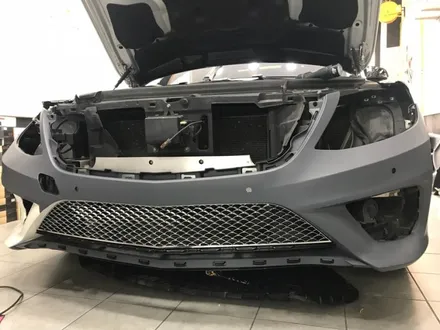 #벤츠s350 s63amg 앞범퍼.사이드스텝.뒤범퍼 교환 해보자.장안동커스텀 전문점.런사운드 / 동대문구 장안동