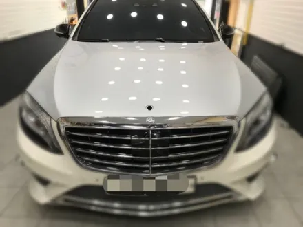벤츠 s350 본넷.휀다 화이트펄 랩핑 시공 해보자 .동대문랩핑전문 .튜닝커스텀 / 동대문구 장안동