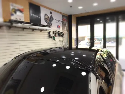 bmw530i 루프스킨 시공 하자.왕십리랩핑전문점.런사운드 / 동대문구 장안동