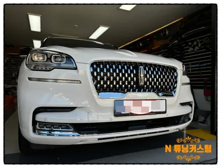 링컨 에비에이터 모든 크롬 블랙 랩핑 하면 어떤 변화가 있을까??? / 동대문구 장안동