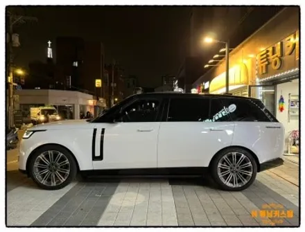 랜드로버 보그 크롬 랩핑. 블랙 레터링 교환하면 어떤 변화가 생길까??? / 동대문,광진구,중랑구