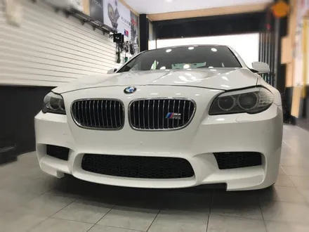 bmw520d 화이트펄전체랩핑 완료 #장안동랩핑 #튜닝커스텀 / 동대문구 장안동