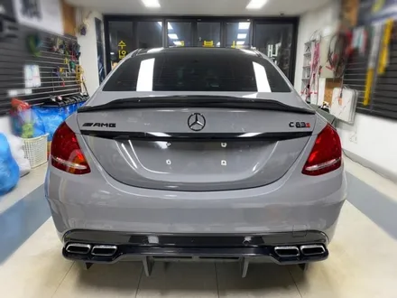 벤츠 c63s amg 전체랩핑.카본스포일러랩핑.ppf 시공.장안동랩핑전문점.튜닝커스텀 / 동대문구 장안동
