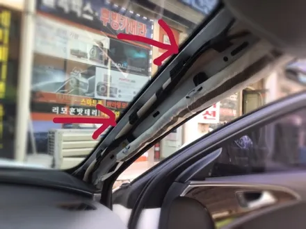 아우디 a6 rg7 블랙박스 장착 해보자.용답동블랙박스장착점.런사운드 / 동대문구 장안동