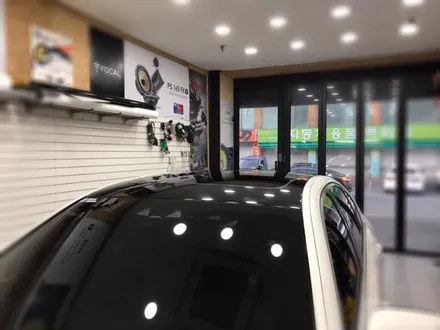 bmw530i 루프스킨 시공 하자.왕십리랩핑전문점.런사운드 / 동대문구 장안동