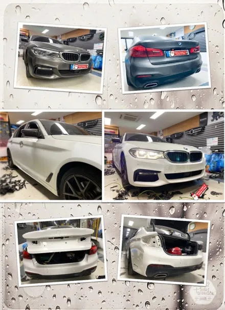 bmw520d 전체랩핑제거 해보자.용두동랩핑제거전문점.튜닝커스텀 / 동대문구 장안동