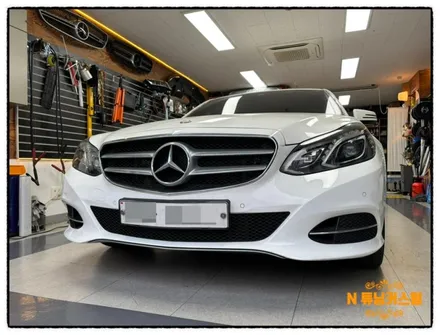 벤츠 e220 루프스킨 제거 후 고광택 랩핑 지를 사용해 루프스킨 제 작업으로 깔끔하게 만들어 보자!! / 동대문구 장안동