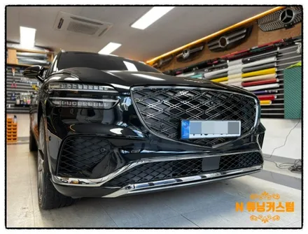 제네시스 gv70 모든 크롬 랩핑 후 블랙 에디션 만들어 보자!! / 동대문구 장안동