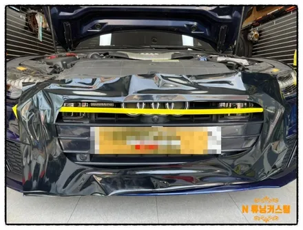 아우디 a7 차량 모든 크롬 랩핑 하면 어떤 변화가 있을까?? / 동대문,광진구,중랑구