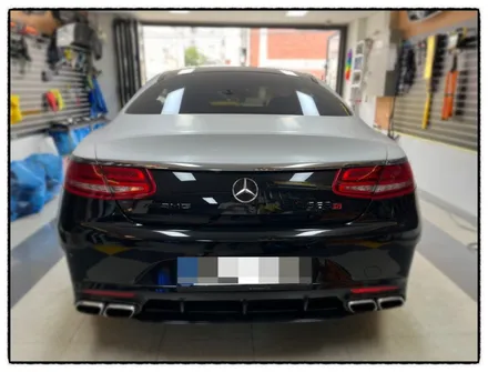 벤츠 s63 amg 투톤 랩핑 제거 후 크롬 랩핑. 포인트 랩핑 하면 어떤 변하게 올까?? / 동대문구 장안동