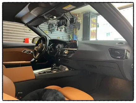 bmw z4 전체 랩핑 제거 및 사고 수리 도색으로 세차로 만들어 보자. / 동대문구 장안동