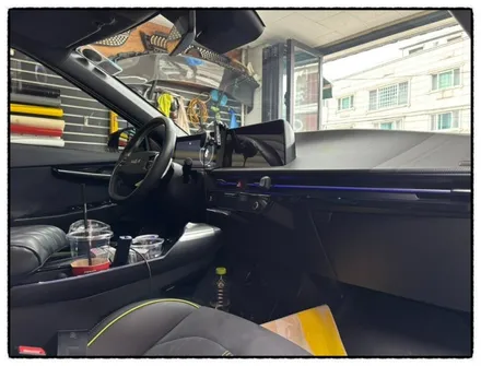 ev6 gt 트렁크 도어 크롬 몰딩 랩핑으로 일체감 있게 만들어 보자~^^ / 동대문구 장안동
