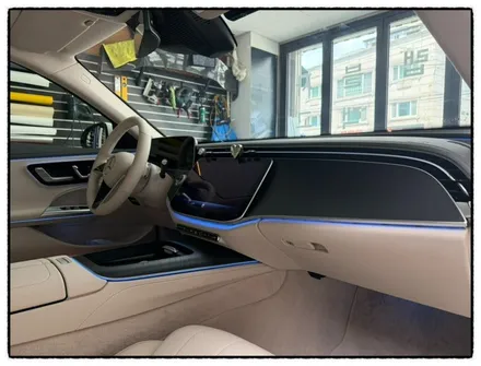 벤츠 e200 레터링 제거 후 e300 및 4matic 레터링 부착으로 업그레이드해 보자~^^ / 동대문구 장안동